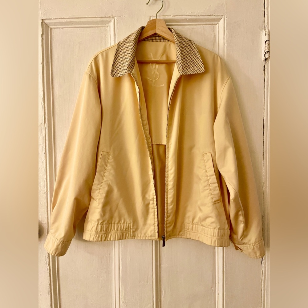 COPY - RARE YSL pour homme Light Yellow Jacket Vintage